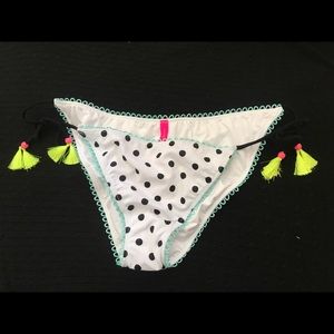 NEW Victoria Secret L polka dot bikini bottom